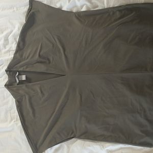 Large tan H&M blouse